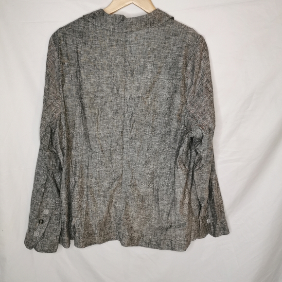 Tailored Linen Blazer - Picture 5 of 7